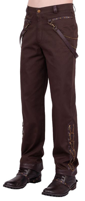 Steampunk Hose braun