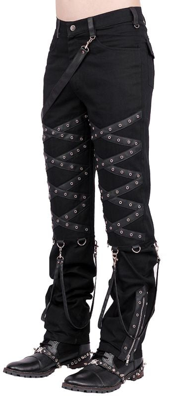 Criss-Cross Gothic Hose