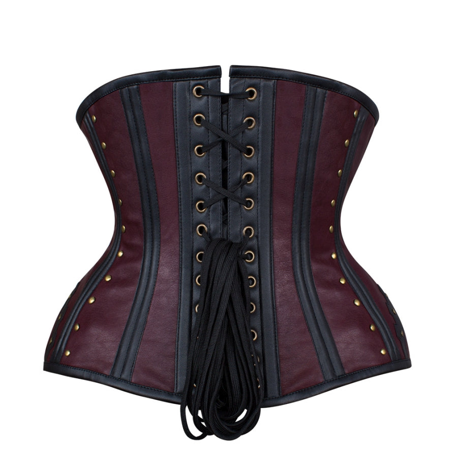 Steampunk Korsett Kunstleder C-Lock