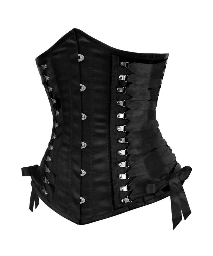 Criss-Cross Korsett schwarz