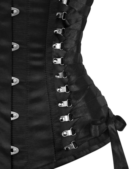 Criss-Cross Korsett schwarz