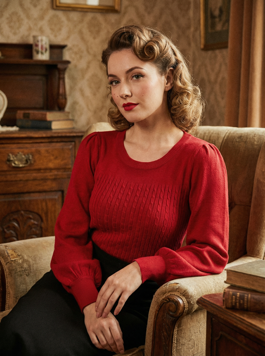 Una Jumper in schwarz