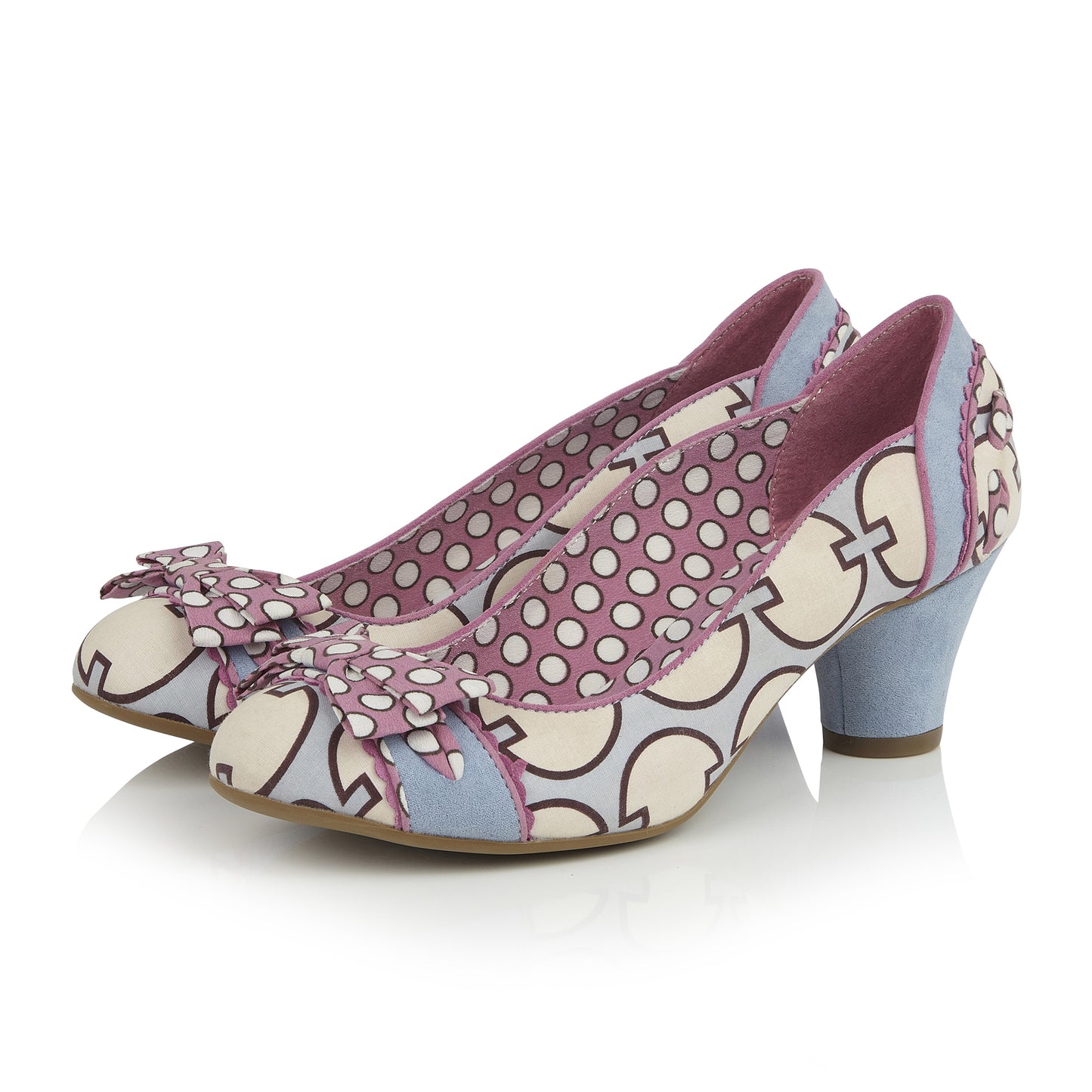 Hayley Vintage Pumps skyblue