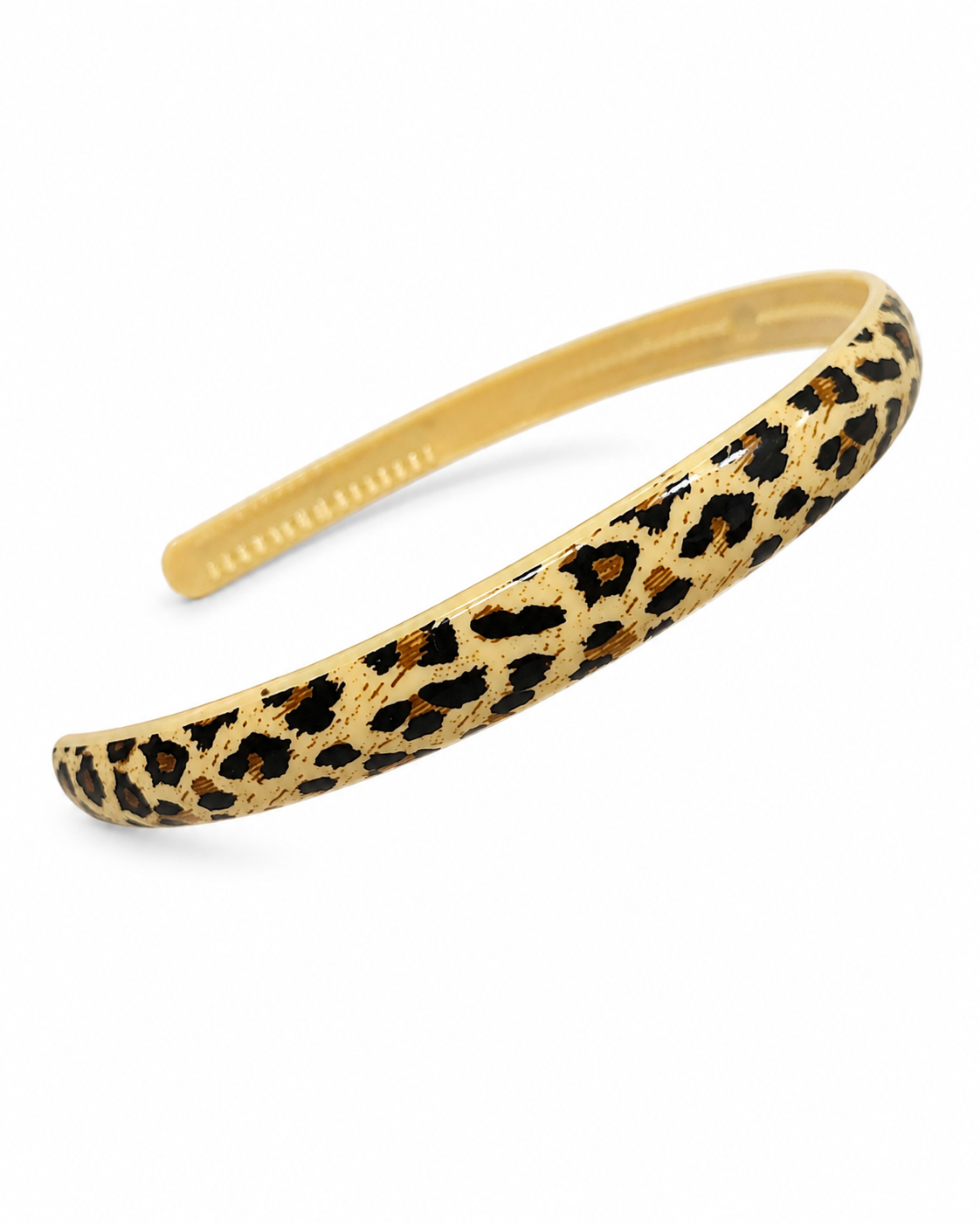 Wild Leo Haarrreif - schmaler Reif mit Animal Print