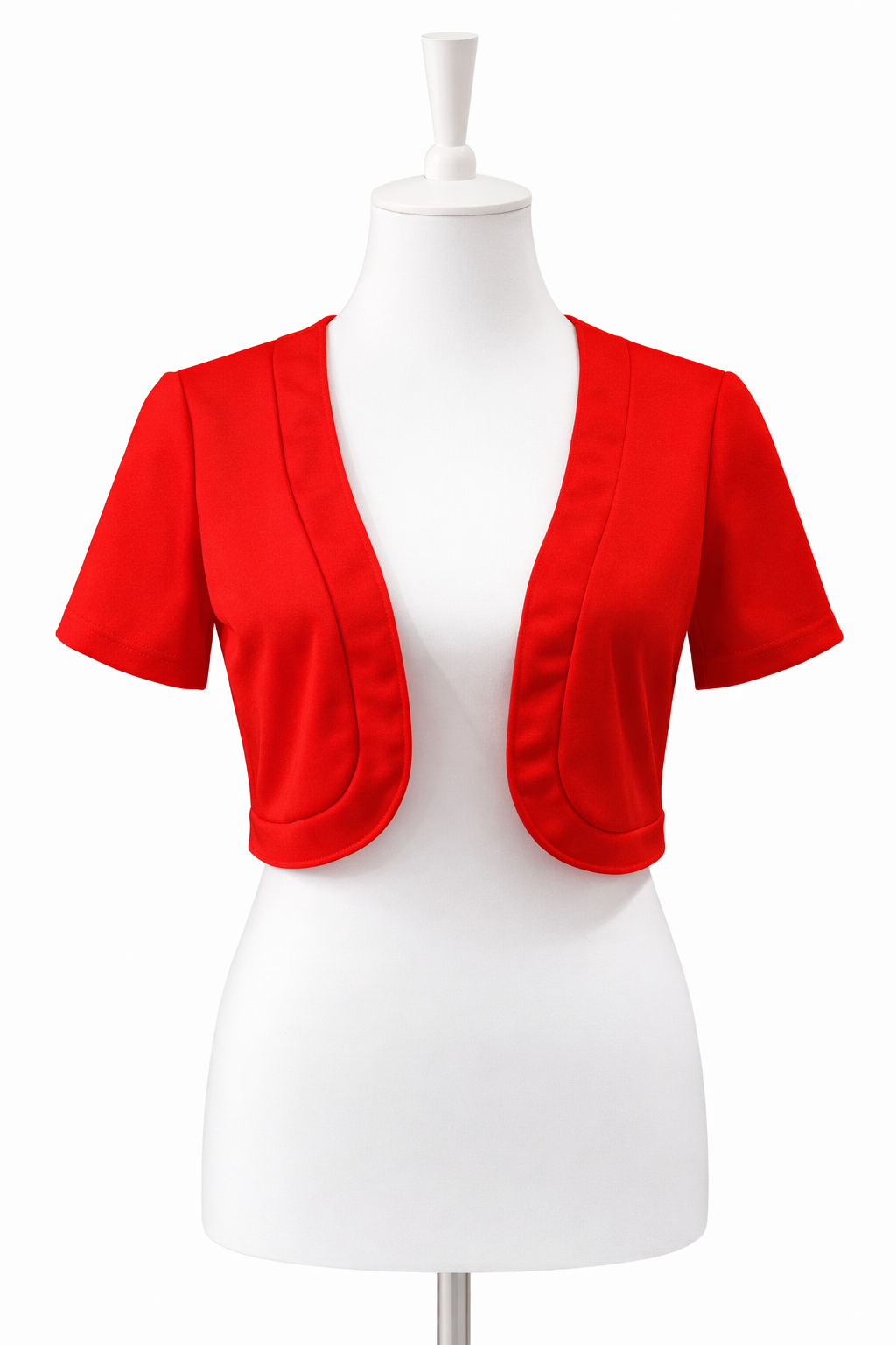 Bolerojäckchen kurzarm rot