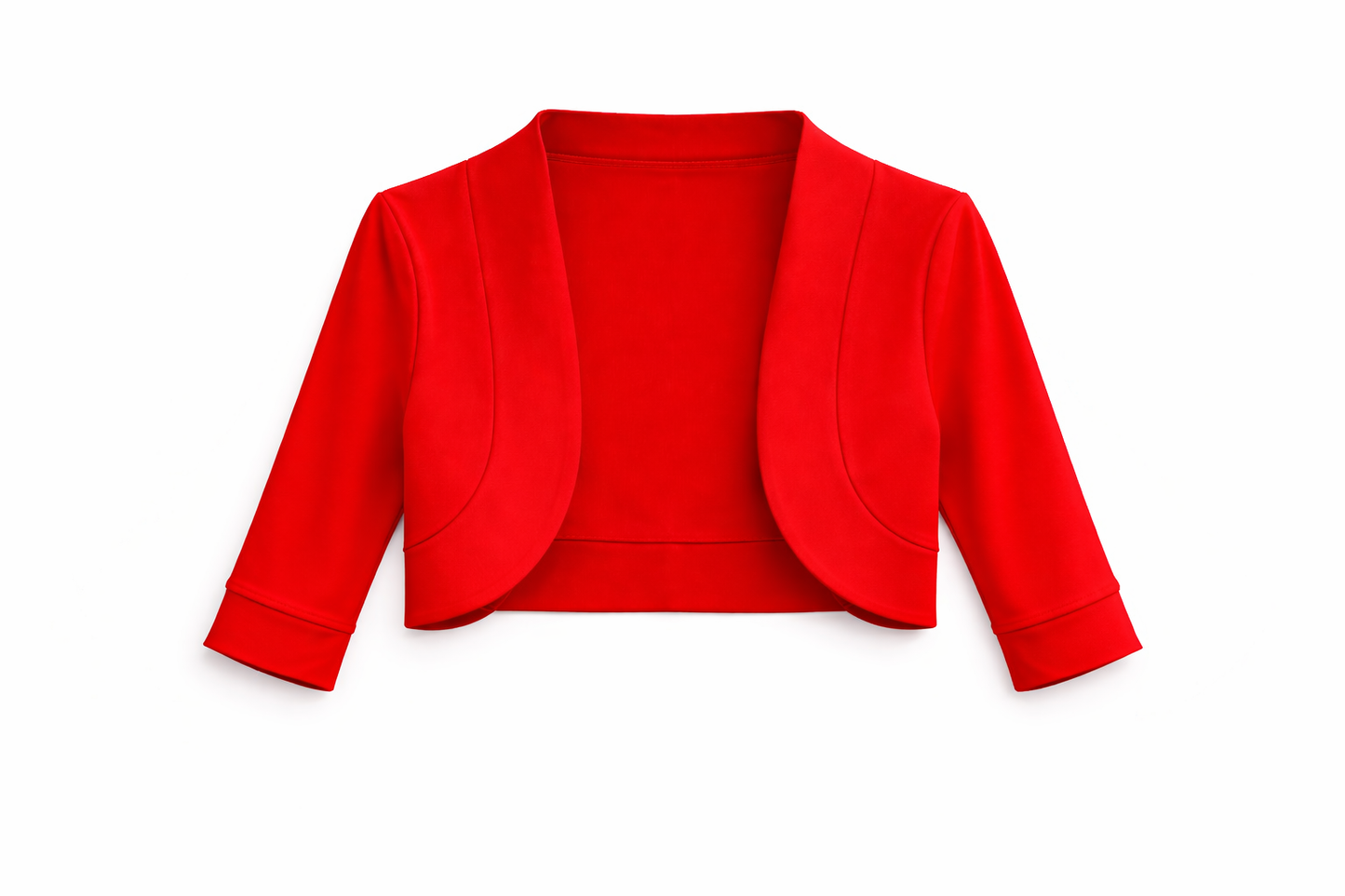 Bolero Jacke in rot