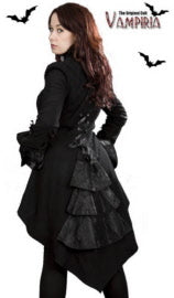 Piraten Mantel Twill schwarz