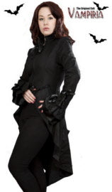 Piraten Mantel Twill schwarz