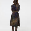 Helena 1940s Check Dress