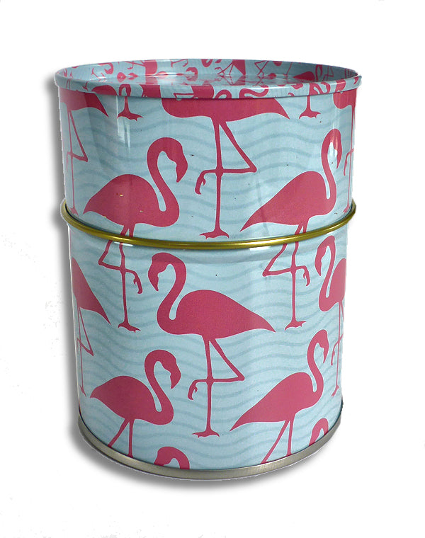 Flamingo Dose 9,5 cm - 4 Motive