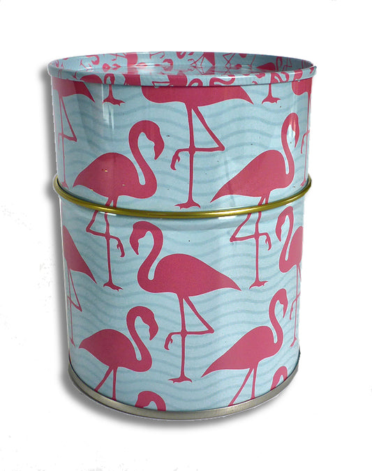 Flamingo Dose 9,5 cm - 4 Motive