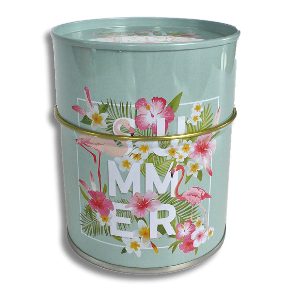 Flamingo Dose 9,5 cm - 4 Motive