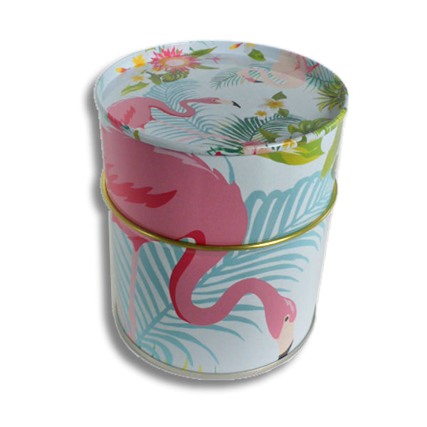 Flamingo Dose 9,5 cm - 4 Motive