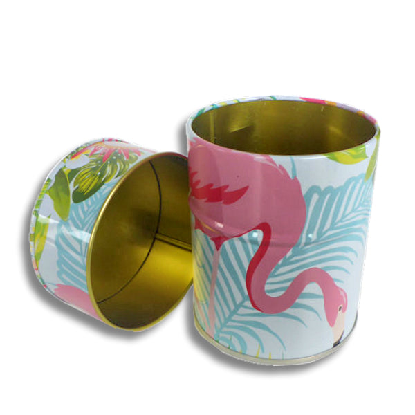 Flamingo Dose 9,5 cm - 4 Motive