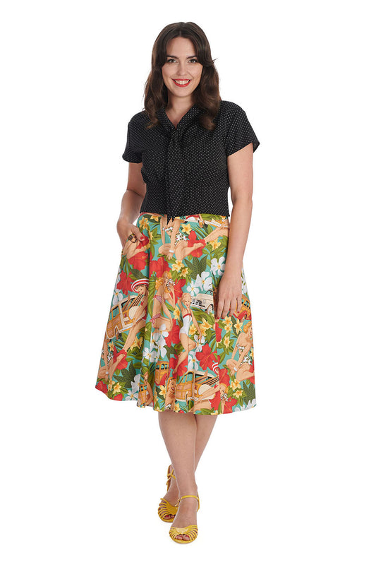 Garden Spot Bluse schwarz