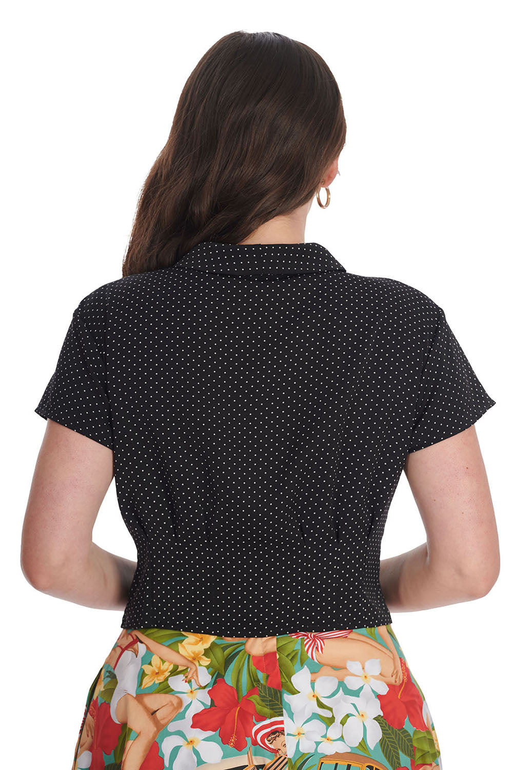Garden Spot Bluse schwarz