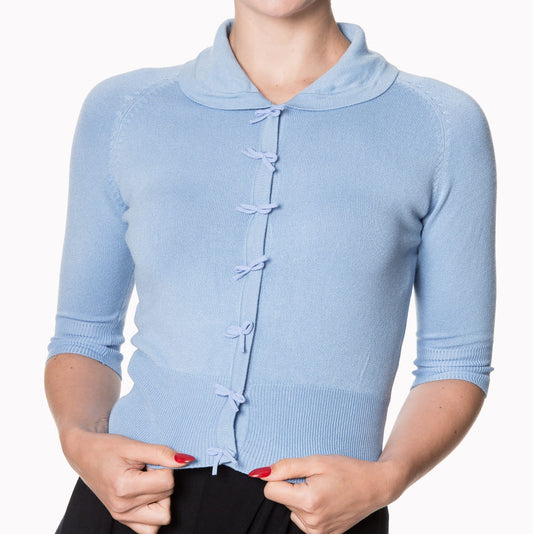 April Cardigan lightblue