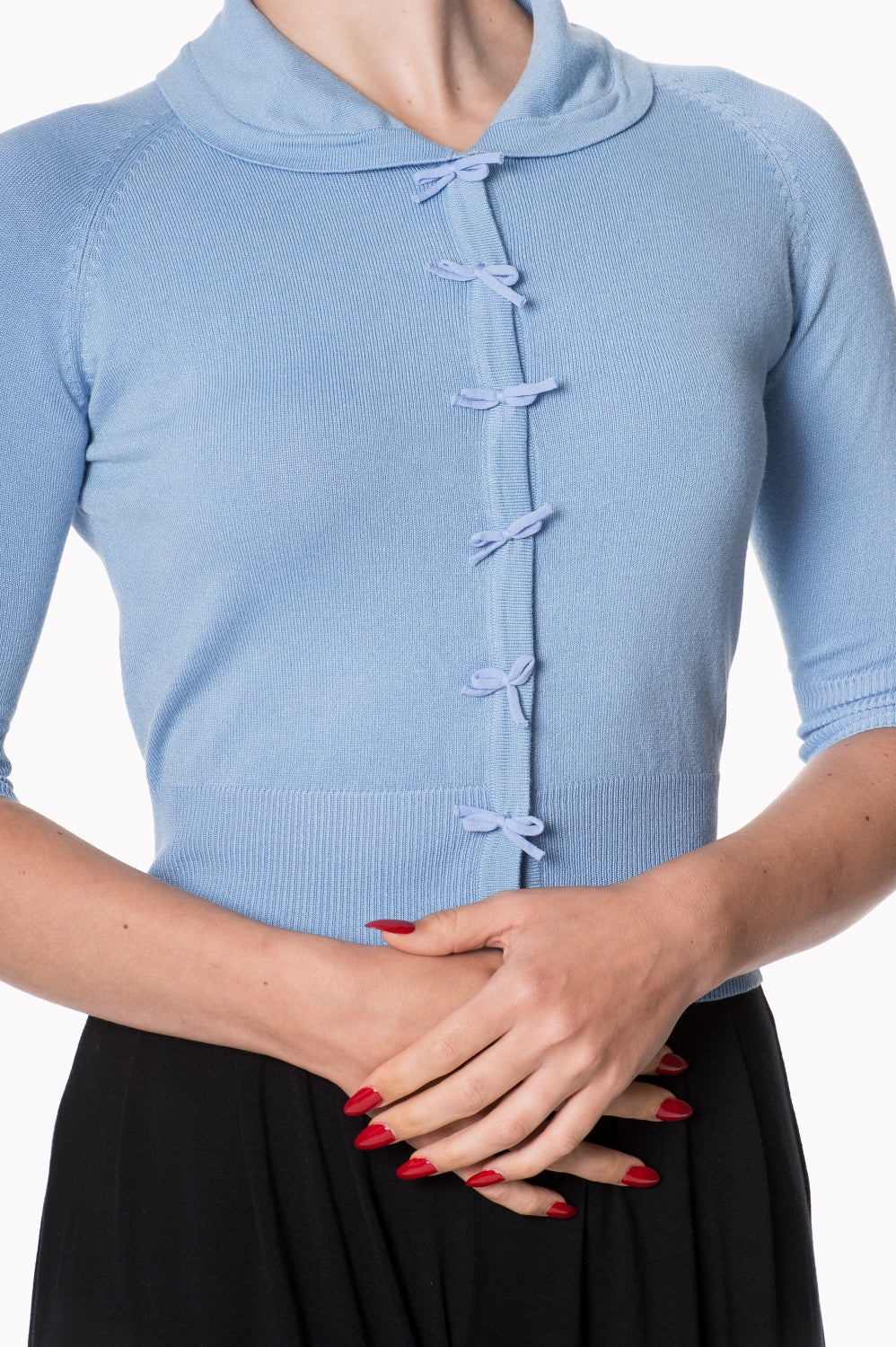 April Cardigan lightblue