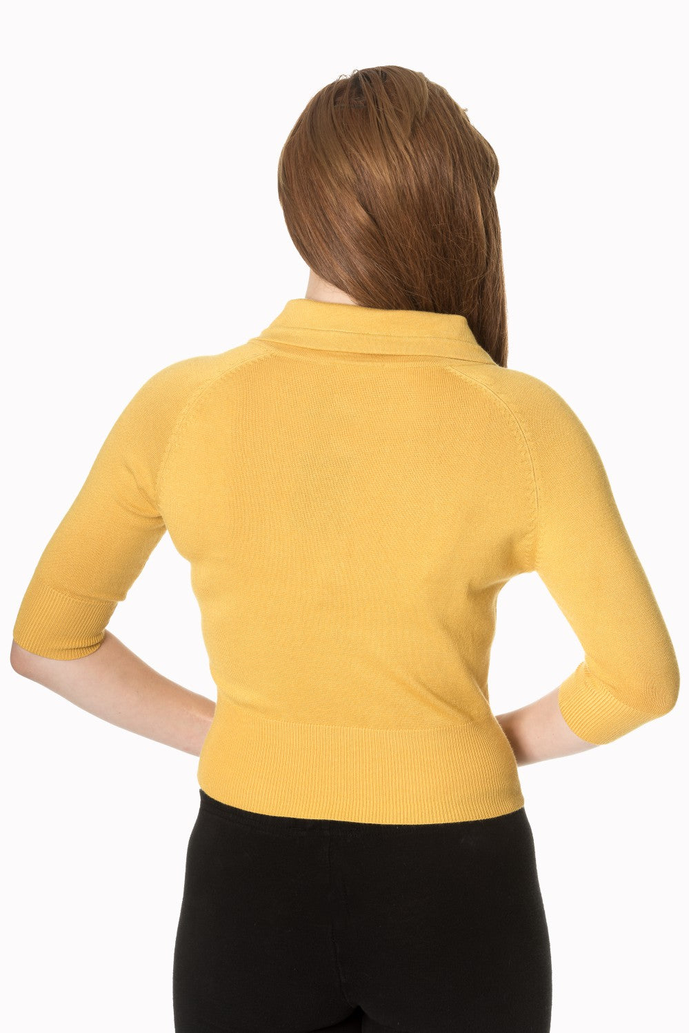 April Cardigan mustard