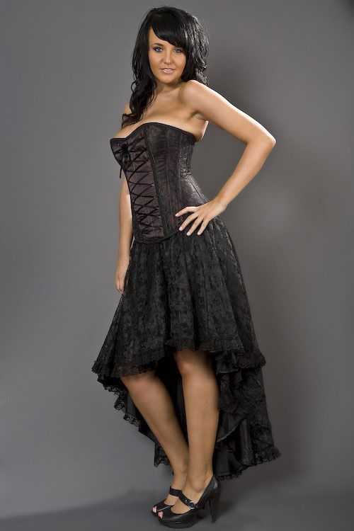 Elizium Skirt Spitze schwarz