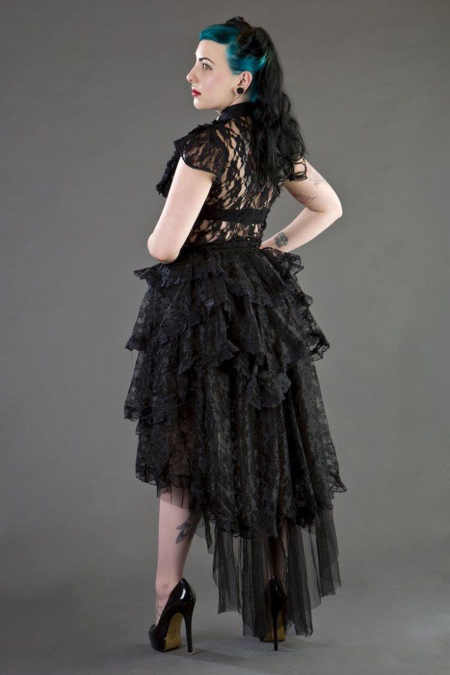 Ophelie Skirt Spitze schwarz
