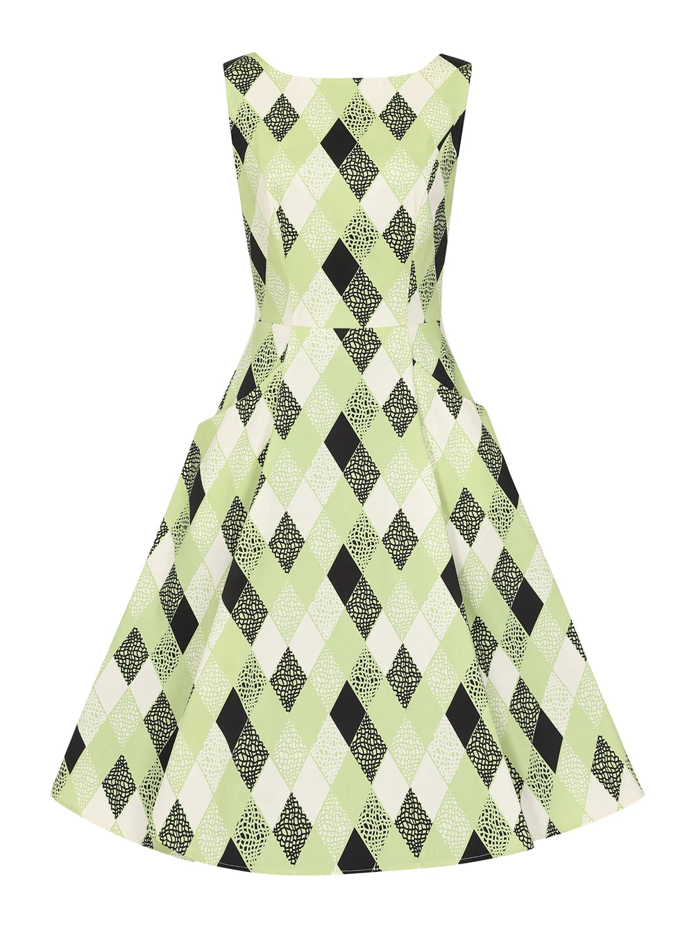 Hepburn Atomic Harlequin Dress