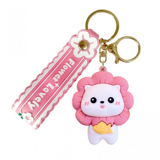 Schlüsselanhänger Taschendeko Flower Love Leo