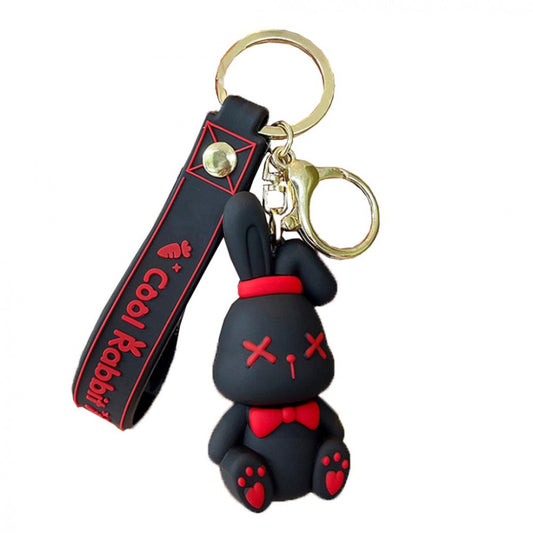 Schlüsselanhänger Taschendeko Black Bunny