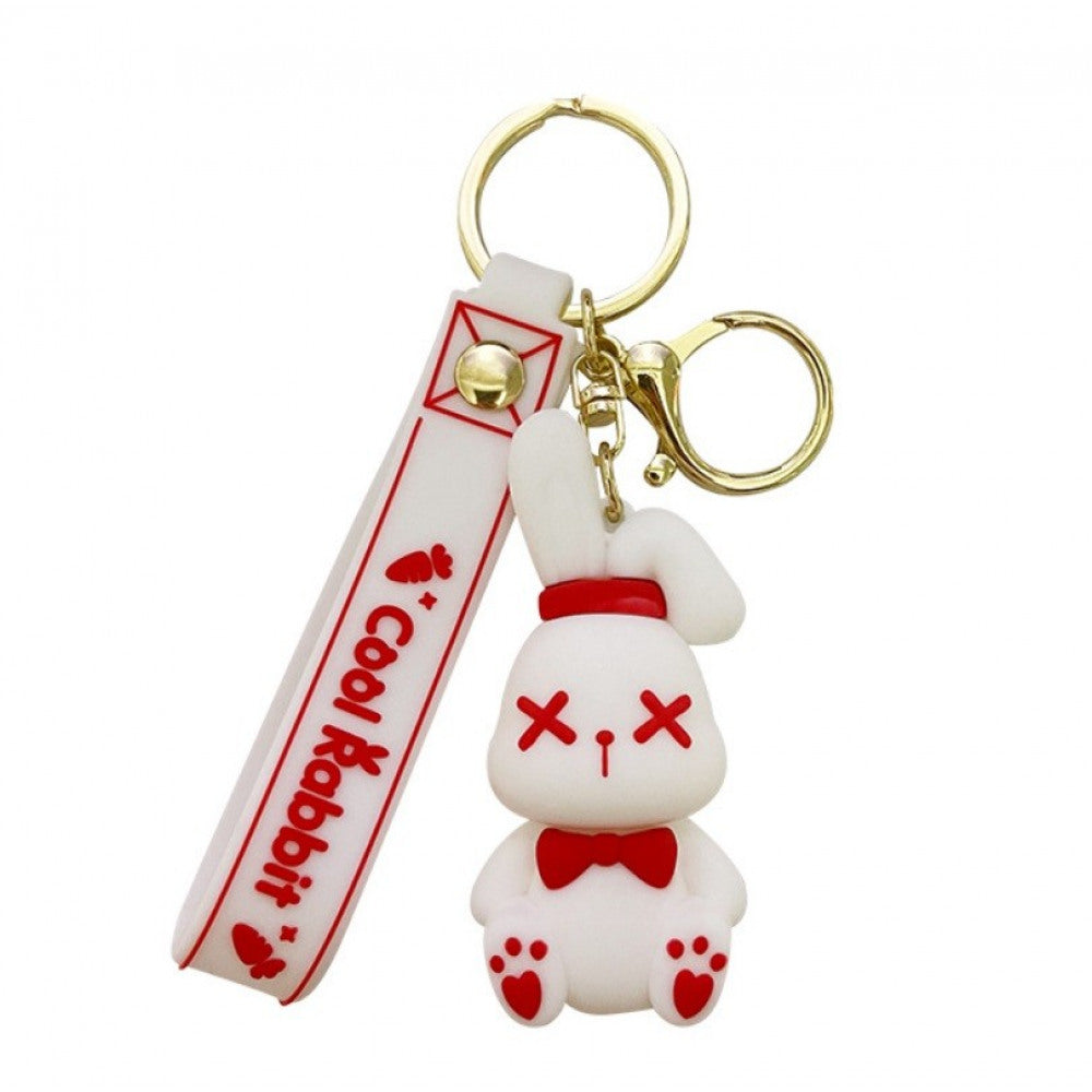 Schlüsselanhänger Taschendeko Weißes Bunny