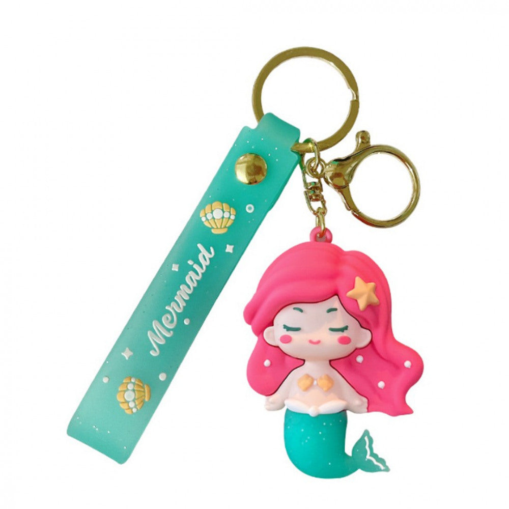 Schlüsselanhänger Taschendeko Mermaid pink