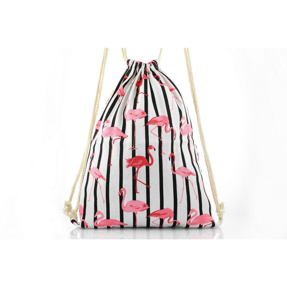 Rucksack Beutel Flamingo