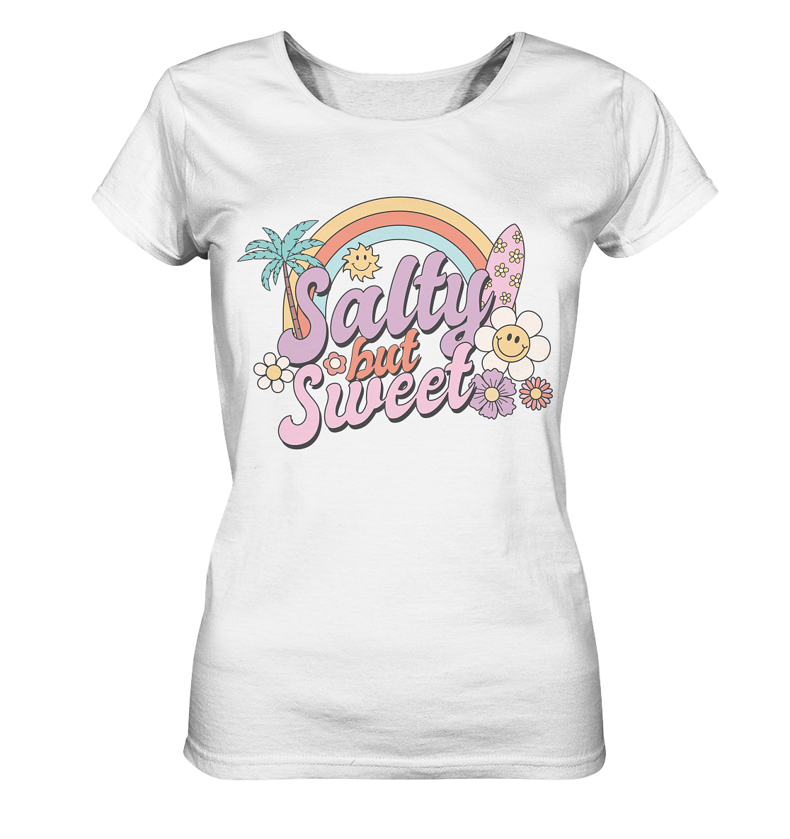 Retro Summer - Salty but sweet - Ladies Organic Shirt