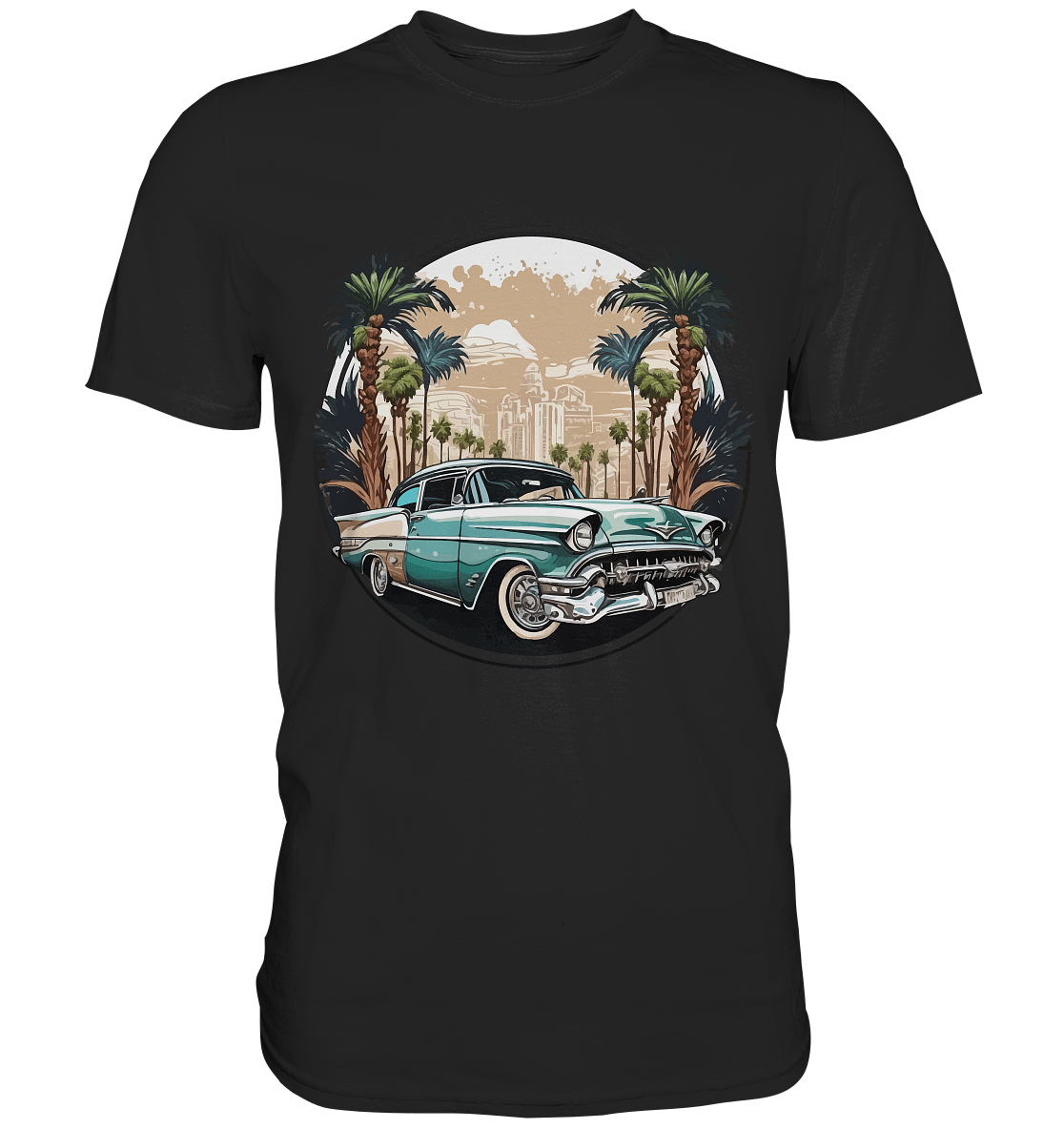 Retro Car - Premium Shirt