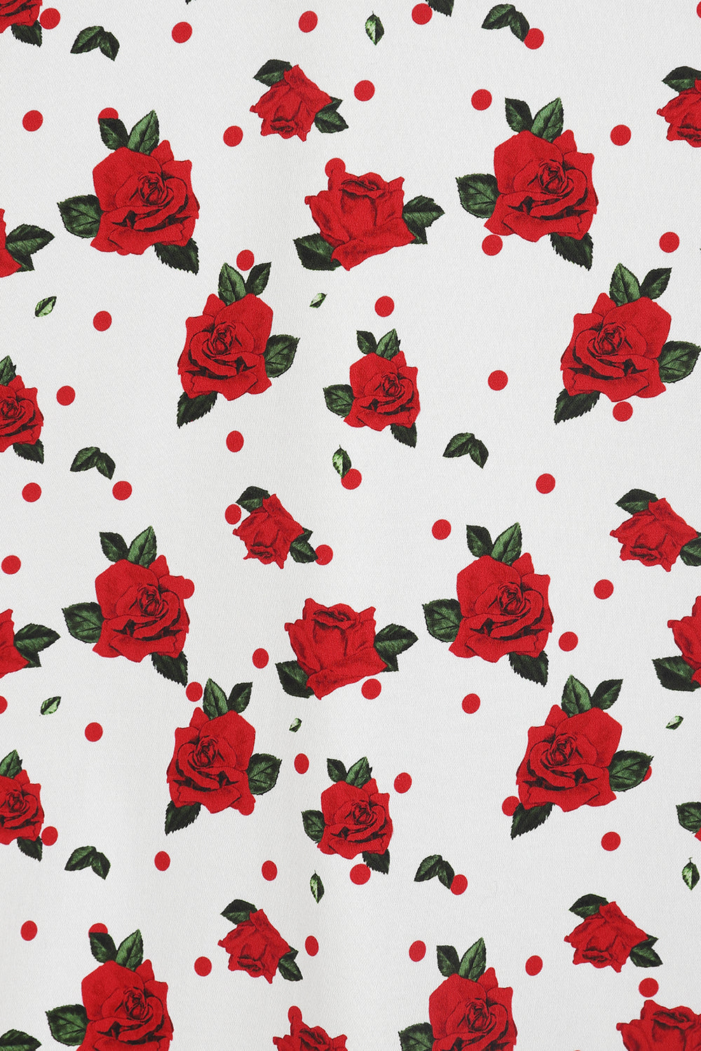 Cora Red Roses Dress