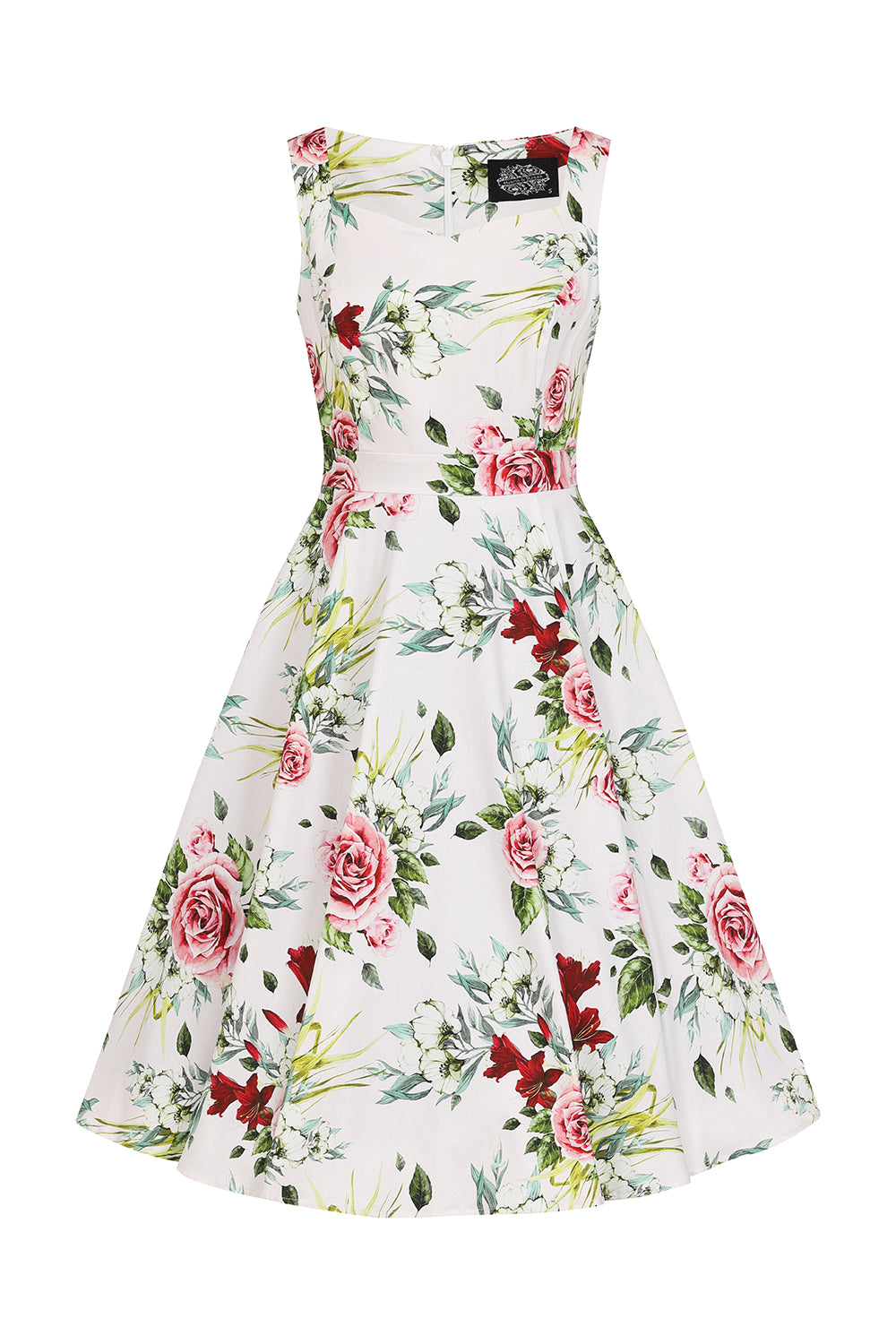 Carole Vintage Roses Dress - zartes Rosenkleid