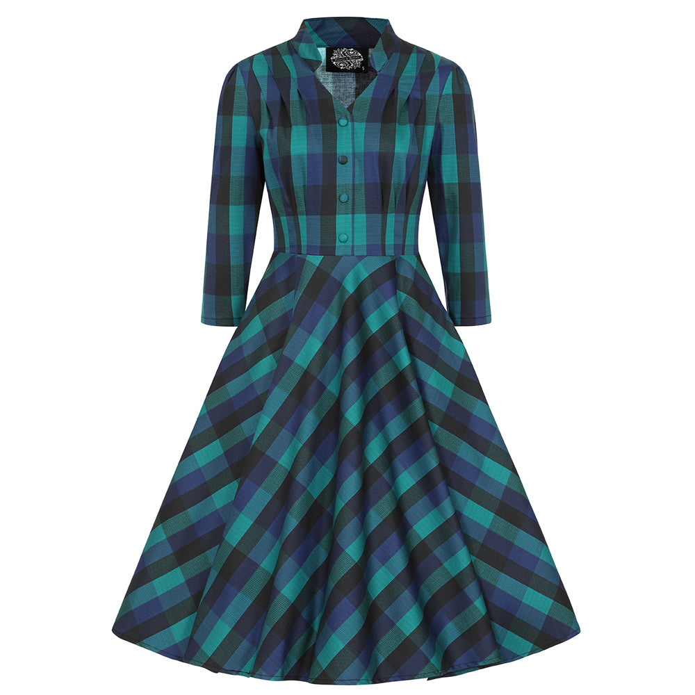 Louisa Check Vintage Tartan Kleid