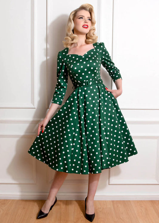 Kylie Polka Dress