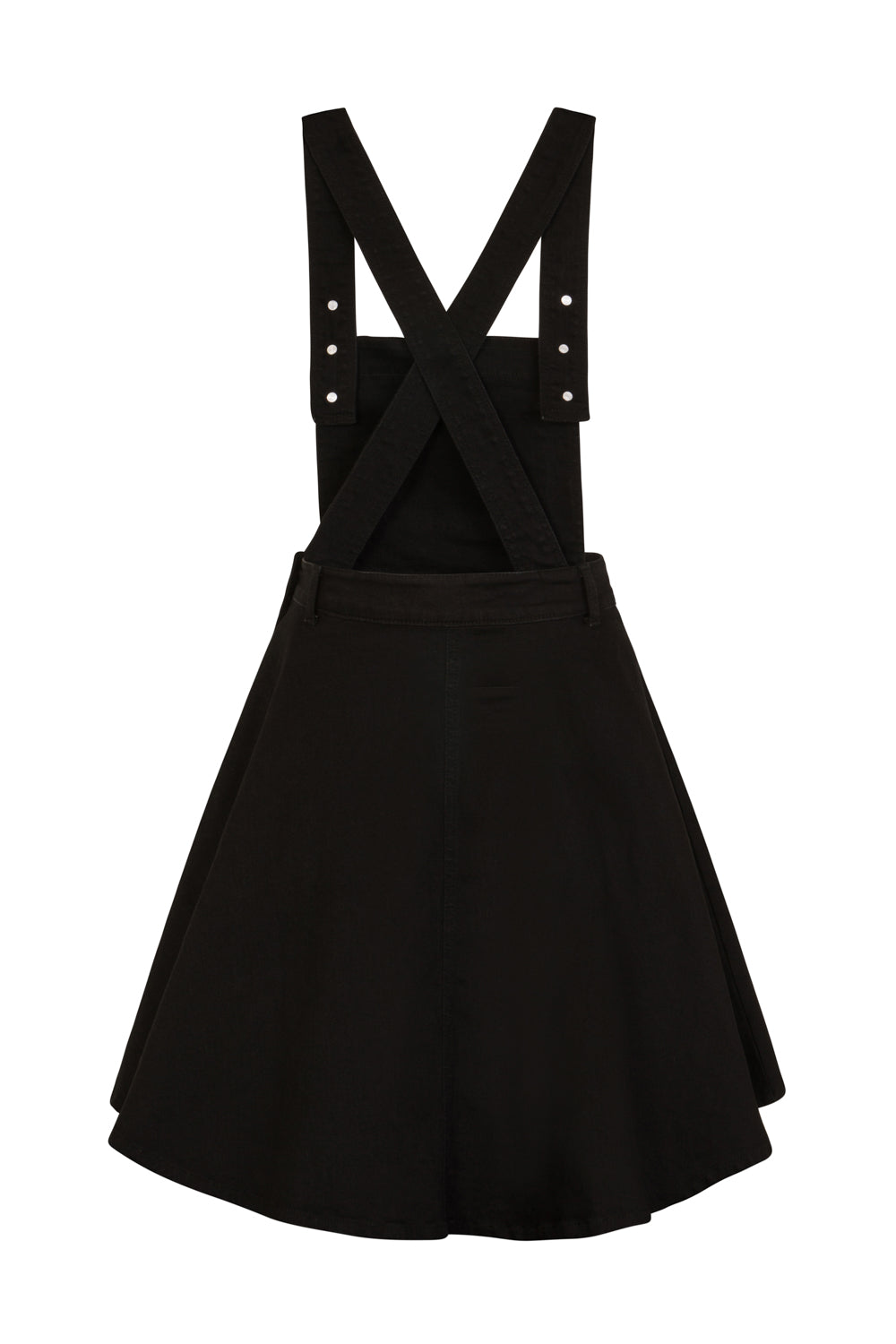 Dakota Pinafore Latz-Kleid schwarz