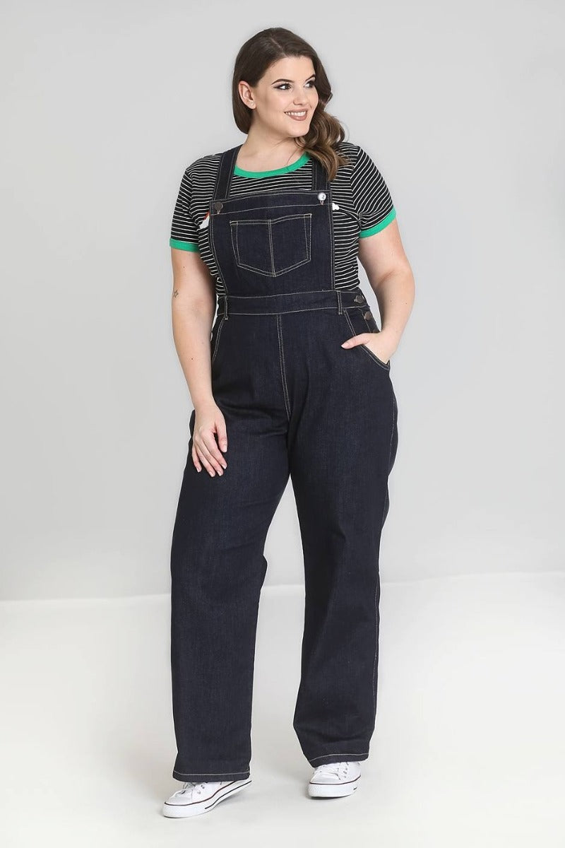 Elly May Dungaree navy