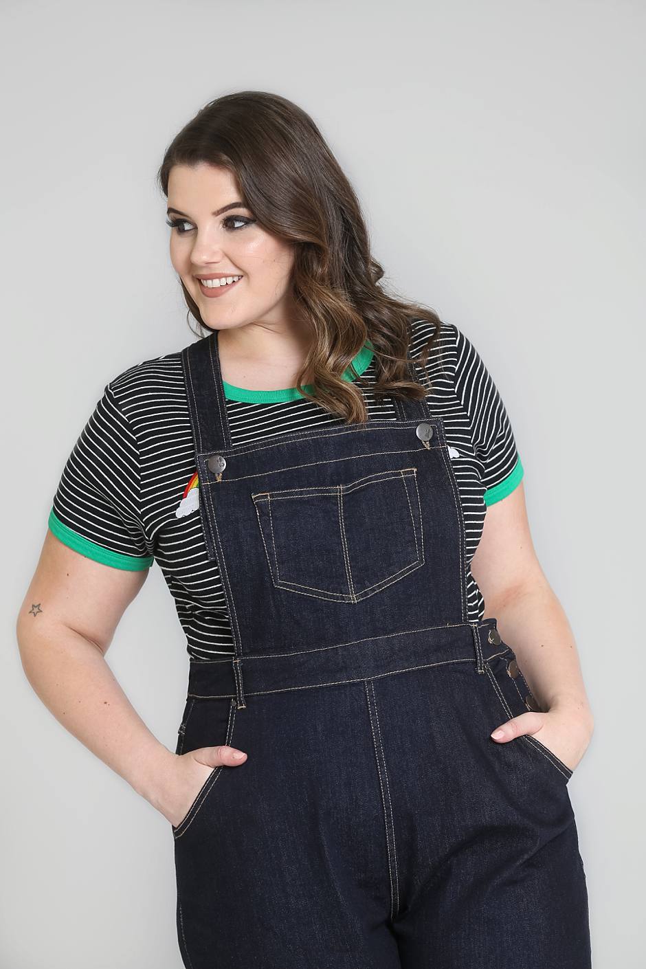 Elly May Dungaree navy