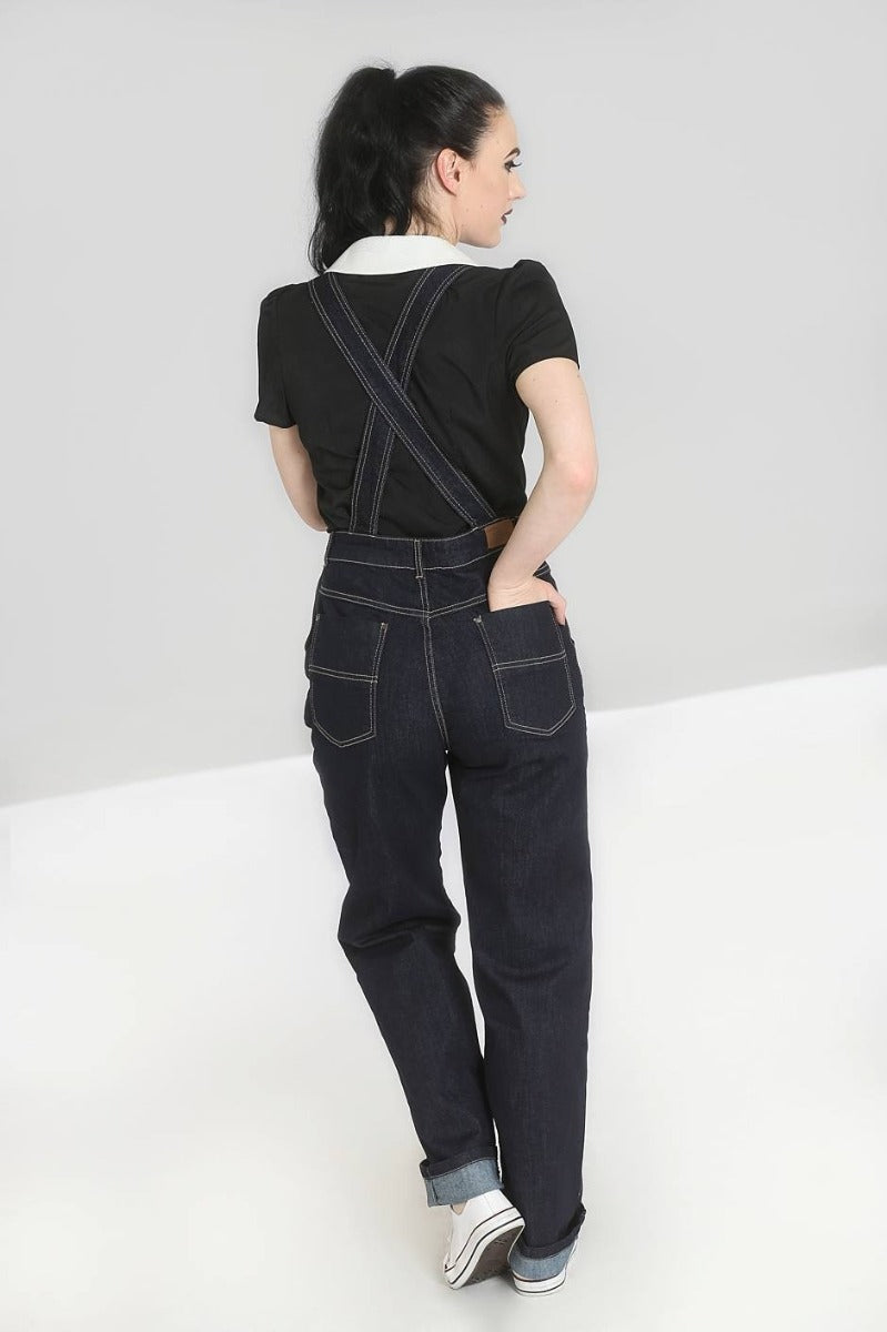 Elly May Dungaree navy