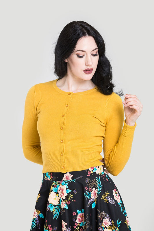 Paloma Cardigan mustard