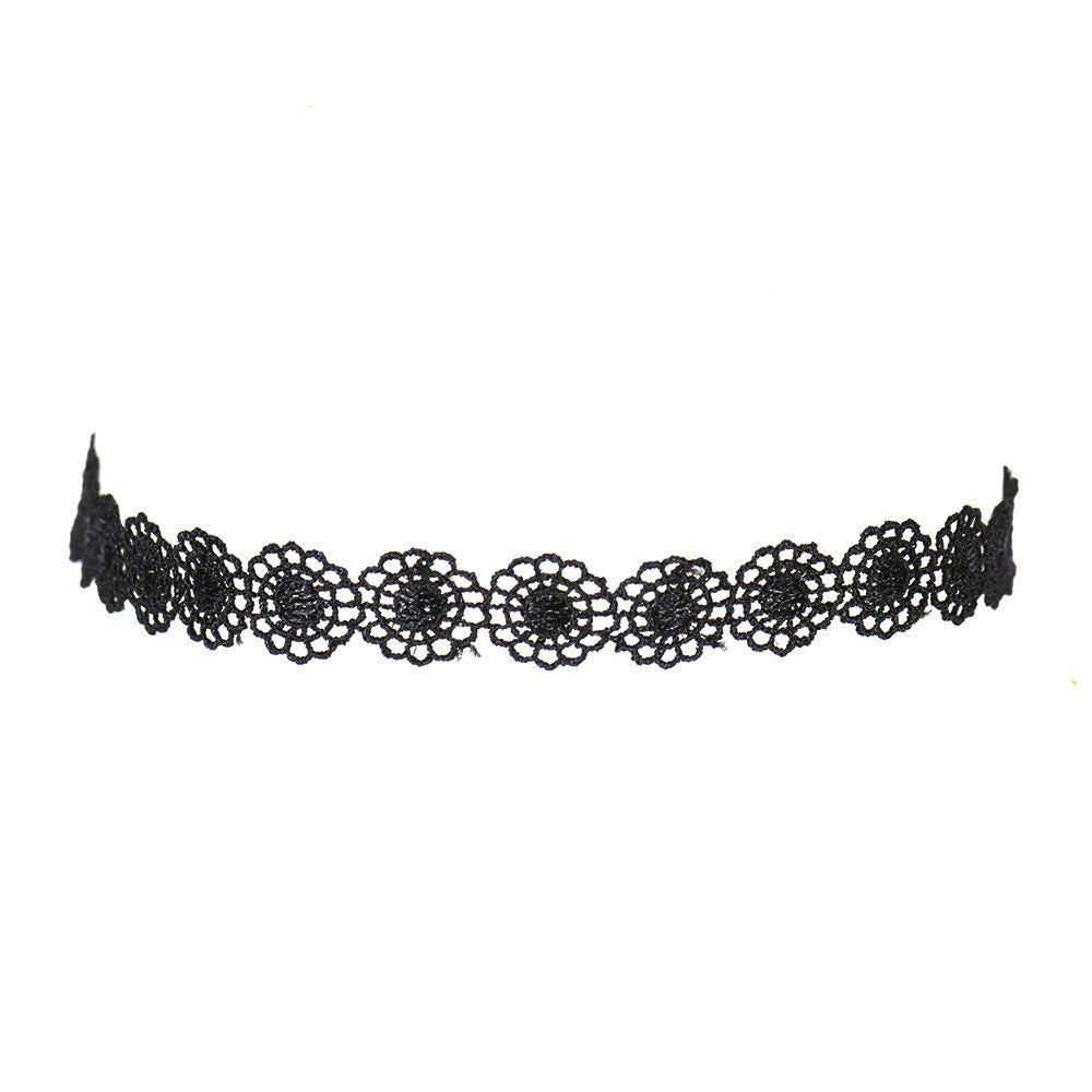 Spitzenhalsband Black Lace