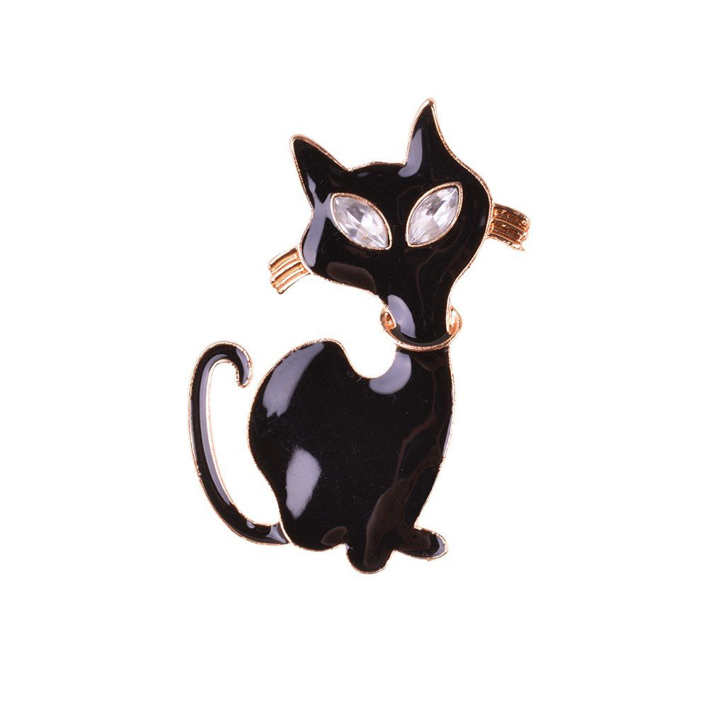 Brosche Black Cat