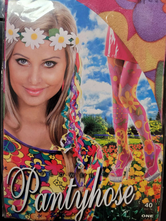 Flower Power Strumpfhose
