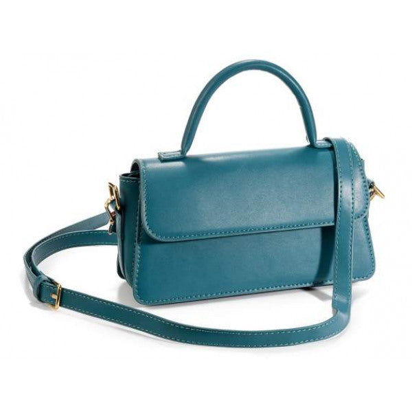 Retro Handtasche petrol