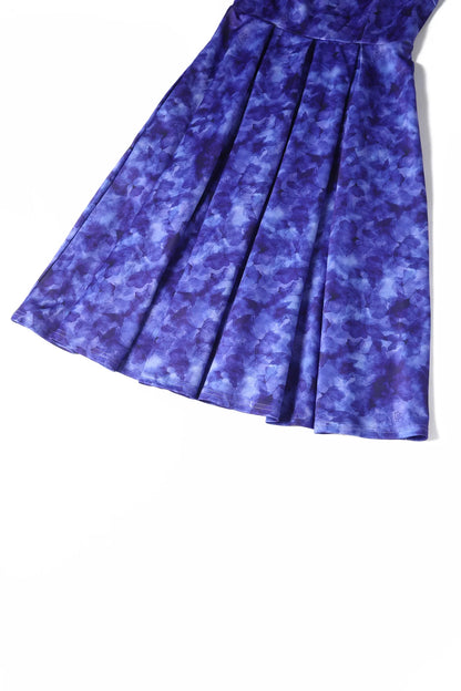 Purple Watercolor Lily Kleid