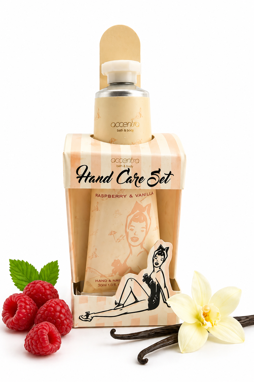 Retro Hand Care Set Himbeere & Vanille