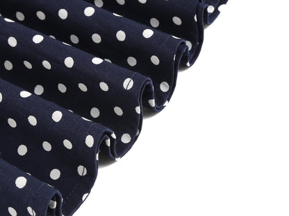 Ahoi Sailor Dress - maritimes Retro Kleid mit Polka Dots