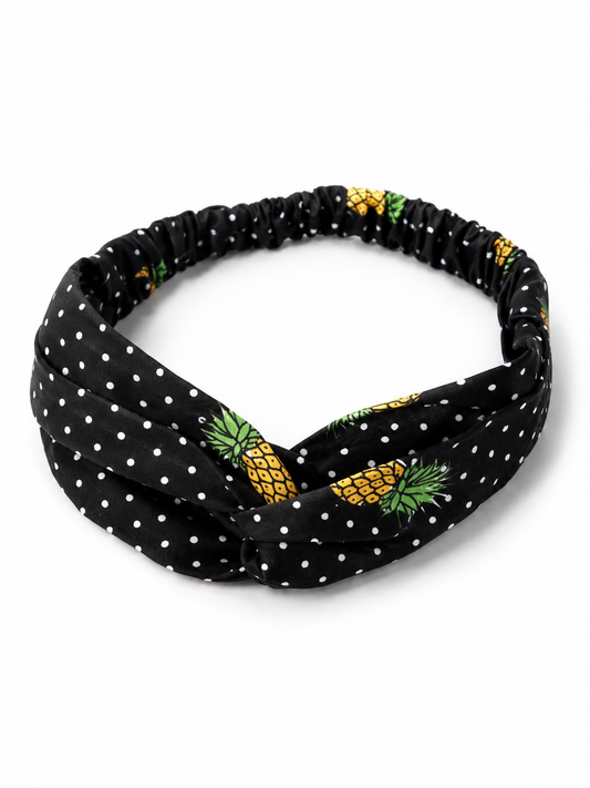 Pina Colada Haarband mit Polka Dots